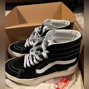 Platform vans size 7.5 like new only worn a few times